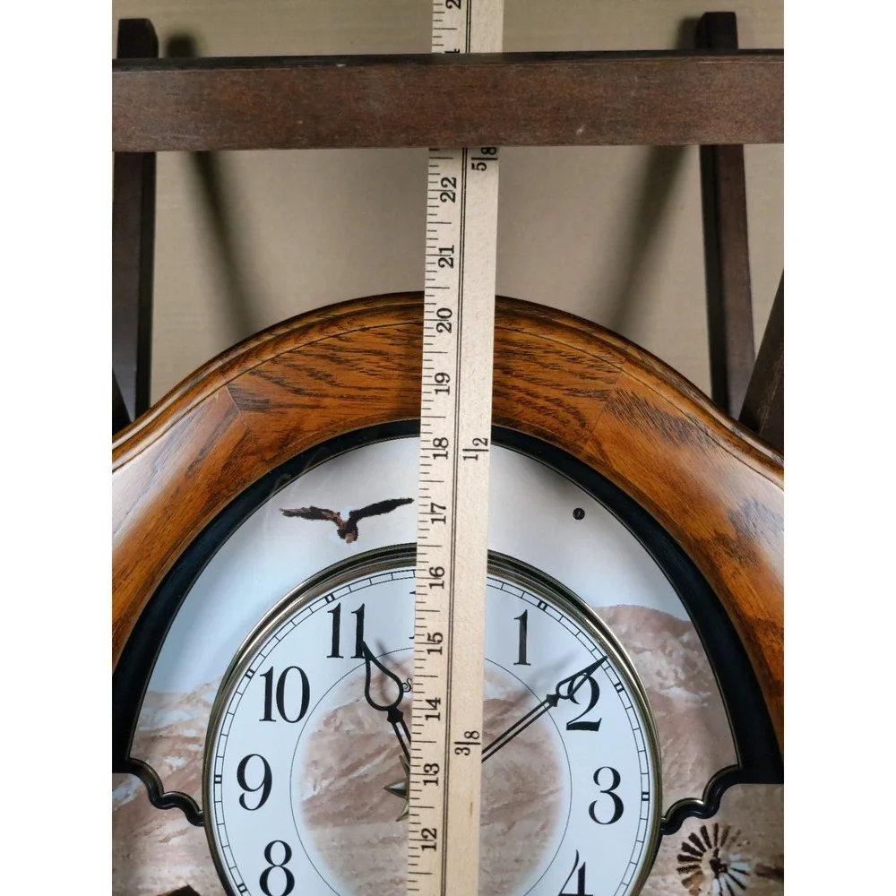 Rhythm Clocks Joyful Prairie Magic Motion Clock - Picture 7 of 15
